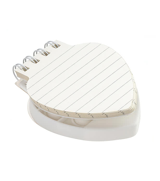 Heart Spiral Notebook Push Pop