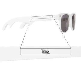 Malibu Bottle Opener Sunglasses - Color: White