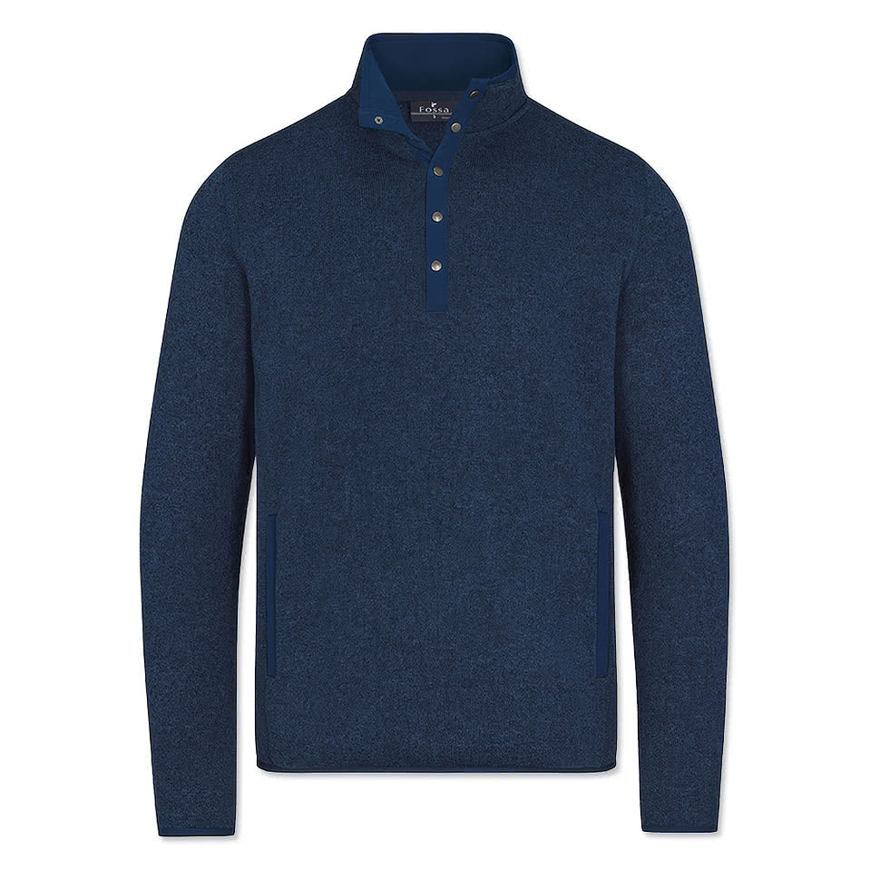 Fossa Apparel Casa Sweater Fleece Snap Pullover