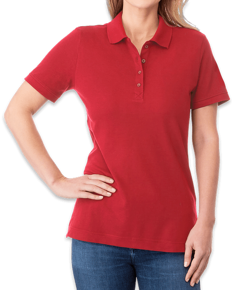 Elevate Women's Crandall Pique Polo in Team Red