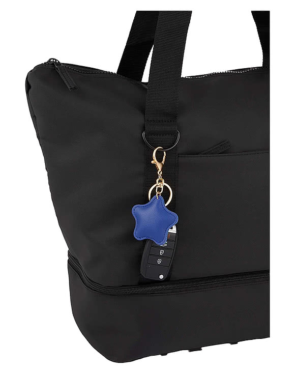 Star Leather Keychain