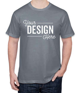 American Apparel USA-Made Jersey T-shirt - Color: Slate