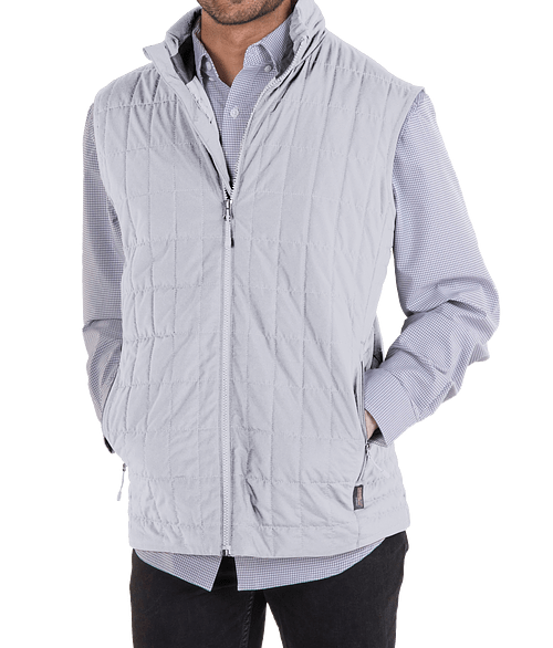 Storm Creek Traveler Matte Insulated Vest in Platinum Gray