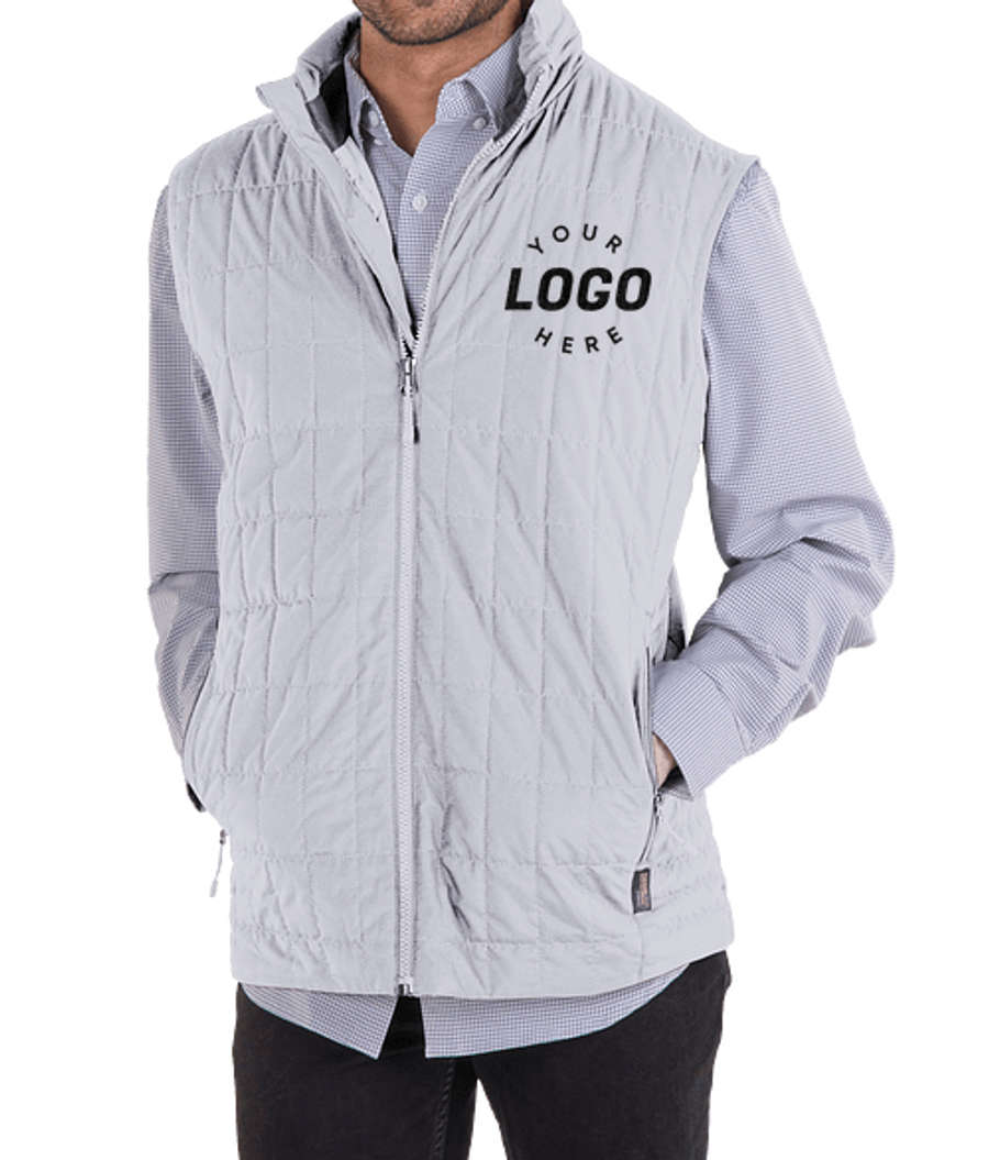 Storm Creek Traveler Matte Insulated Vest in Platinum Gray