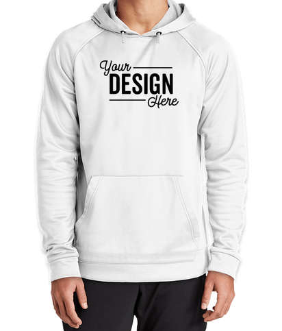 Sport-Tek Re-Compete Recycled Pullover Hoodie - White