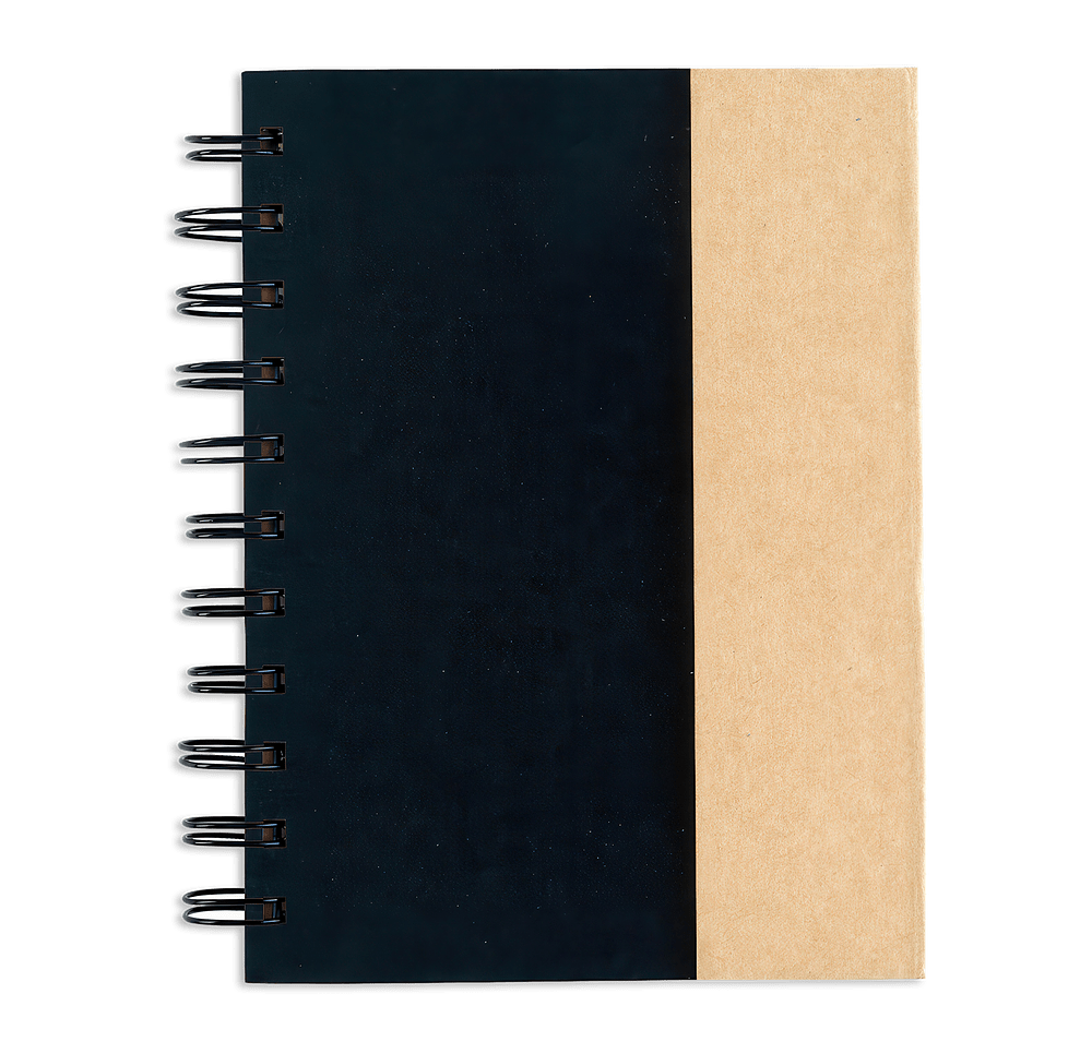 Spiral Notebook with Sticky Notes and Flags-default