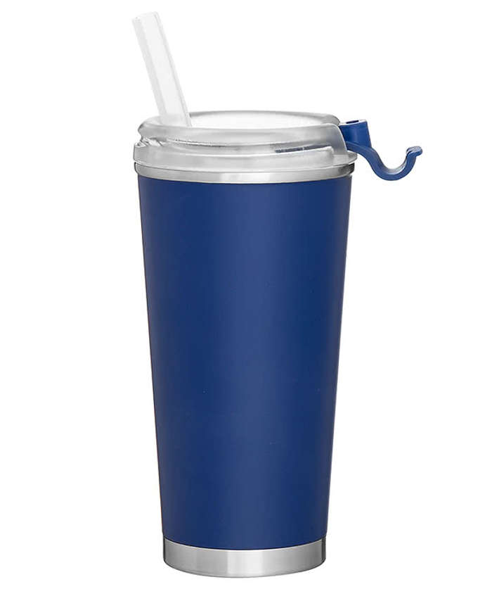 16.9 oz. Brooklyn Stainless Steel Insulated Tumbler with Straw