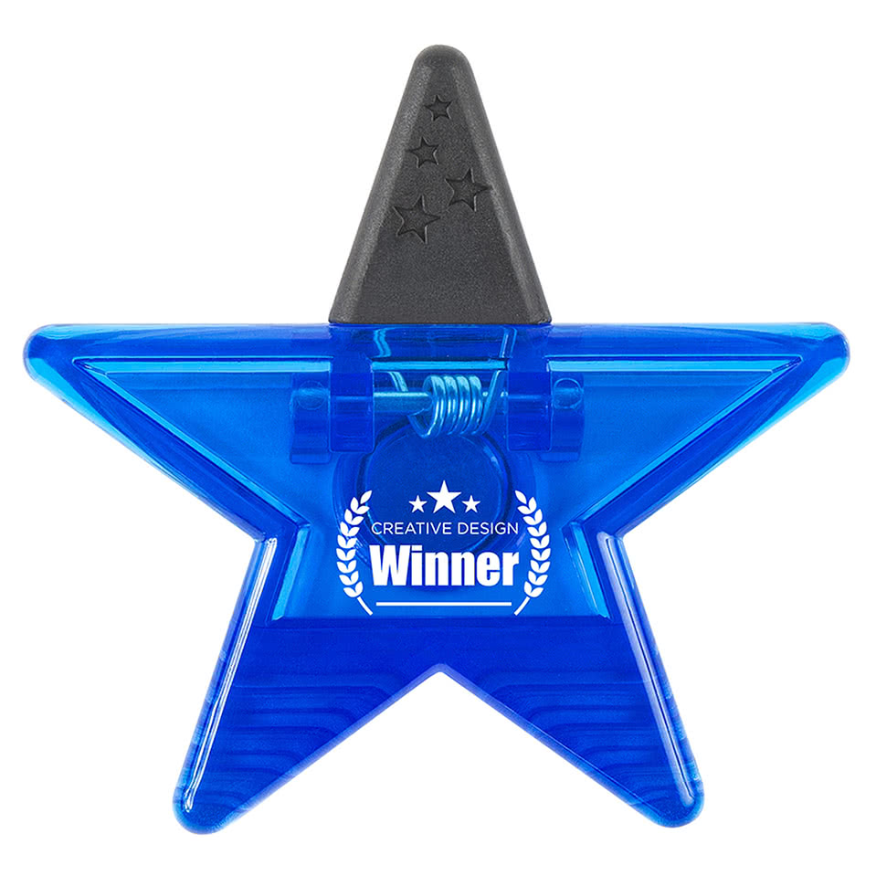 Recycled Star Shape Magnetic Memo Clip