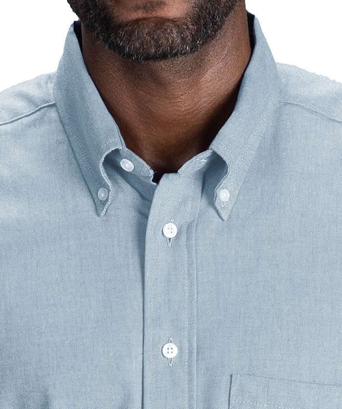 Edwards Oxford Short Sleeve Easy Care Dress Shirt