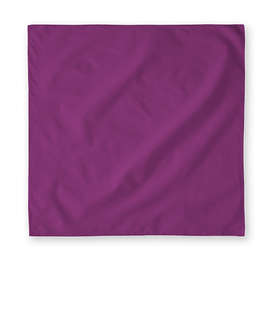 Augusta 100% Cotton Solid Bandana (Centered Design) - Color: Purple