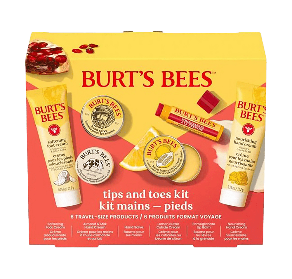 Full Color Burt's Bees Tips and Toes Personal Care Kit-default