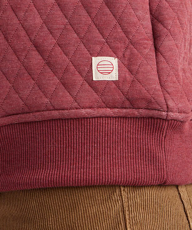Marine Layer Corbet Quilted Crewneck Sweatshirt