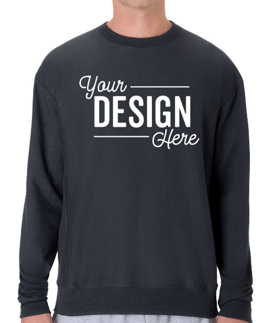 Hanes Beefy Sweats Heavyweight Crewneck Sweatshirt in Charcoal Heather
