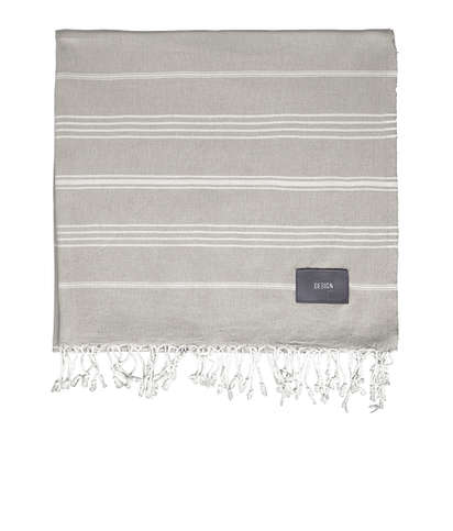 Kanata Peshtemal 100% Cotton Turkish Towel - Gray