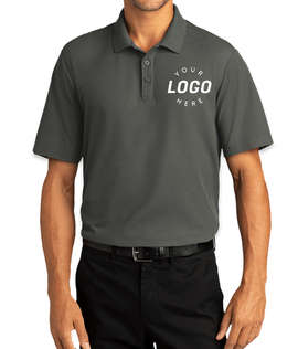 Port Authority SuperPro React Polo - Embroidered - Color: Storm Grey