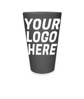 Silipint 16 oz. Straight Up Silicone Pint Glass (Set of 24) - Color: Smoke