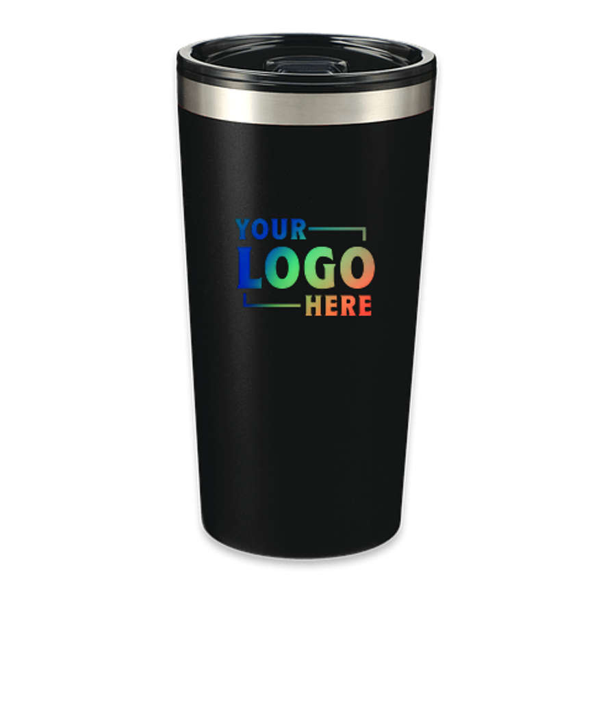 16 oz. Thor Stainless Steel Tumbler in Black