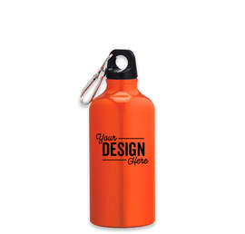 17 oz. Shorty Aluminum Water Bottle - Color: Orange