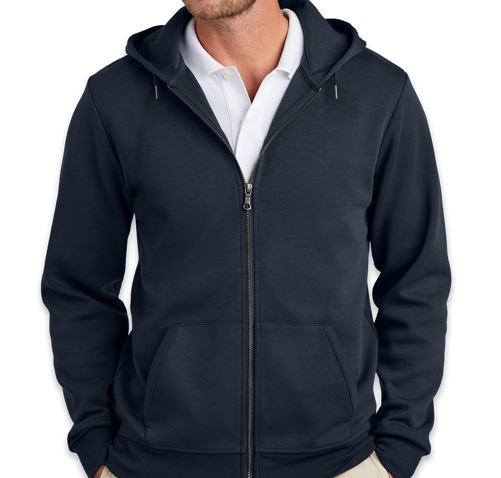 Brooks Brothers Double-Knit Zip Hoodie-default