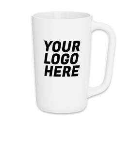 14 oz. Ledge Ceramic Mug - Color: White