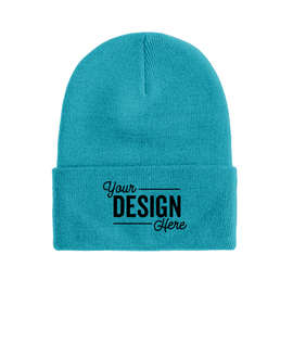 Port & Company Cuff Beanie - Color: Neon Blue