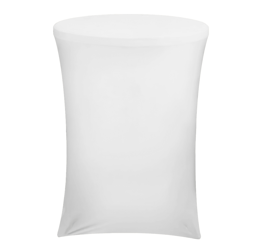 Full Color 2.6' Bar-Height UltraFit Round Throw Tablecloth-default