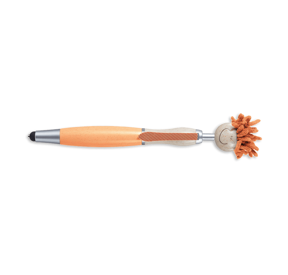 MopToppers Wheat Straw Ballpoint Stylus Pen (black ink)-default