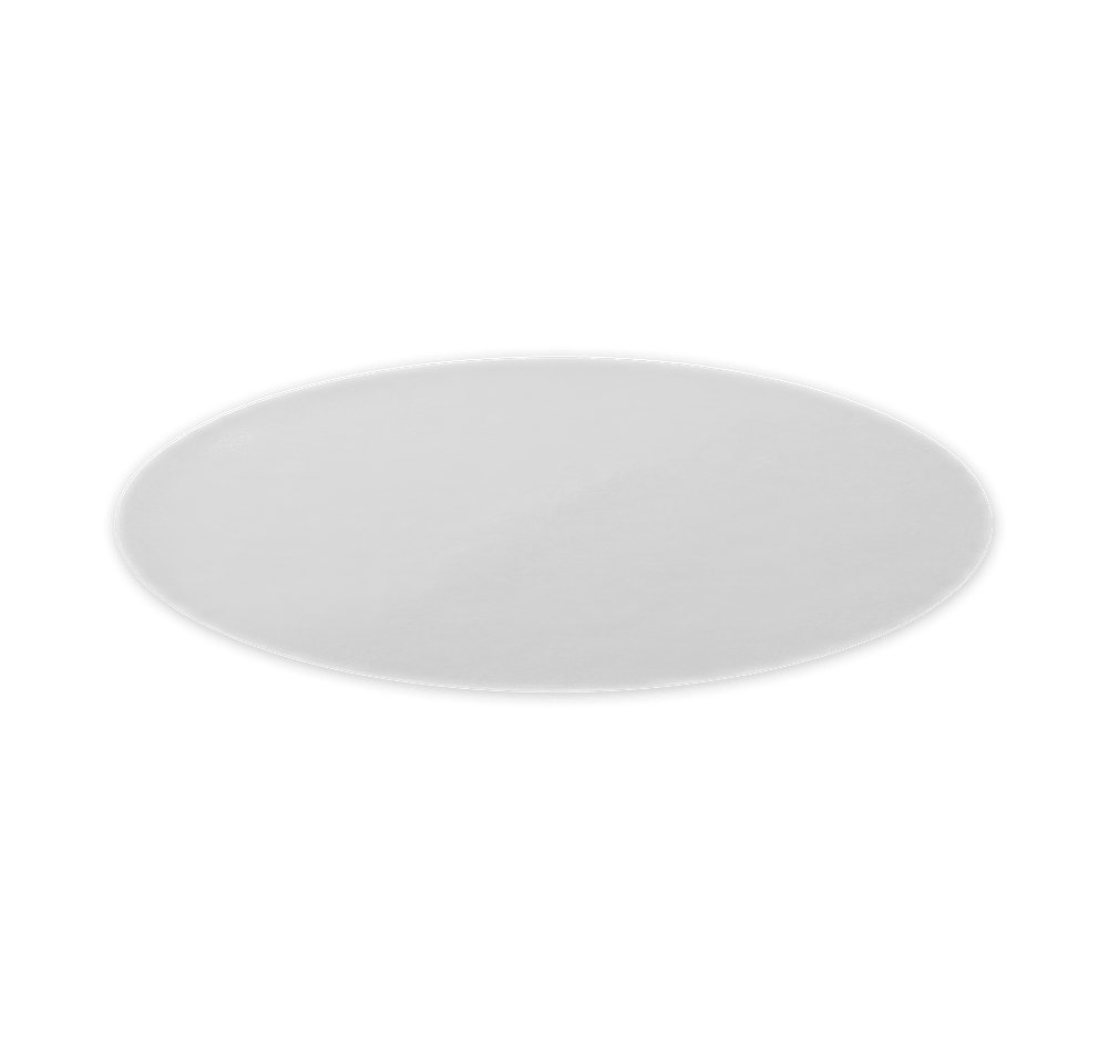 Full Color 8 in. x 3 in. Clear Oval Sticker-default