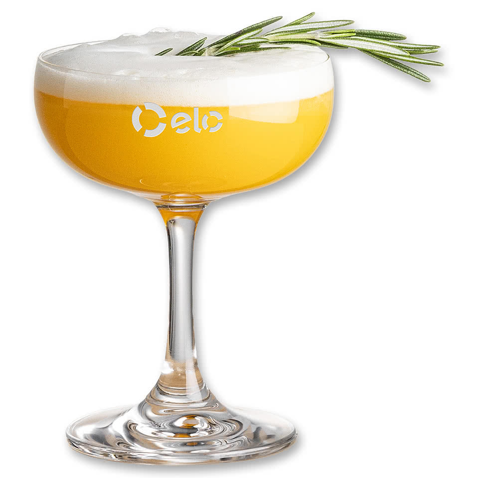 Laser Etched 7.5 oz. Mauritius Cocktail Coupe Glass