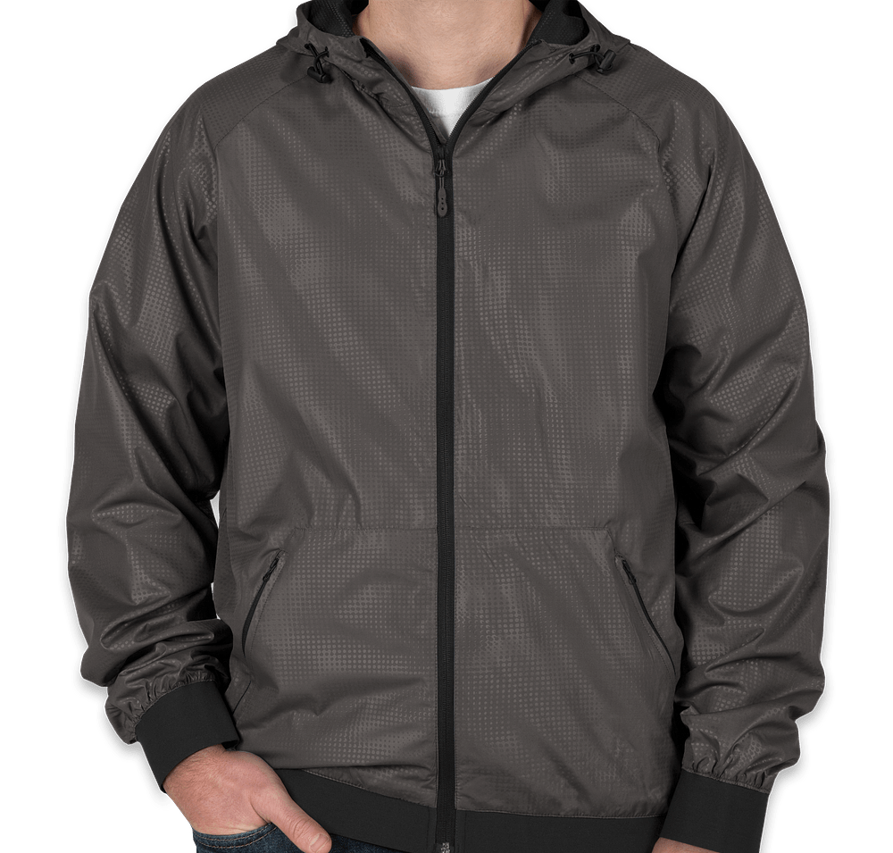 Sport-Tek Embossed Full Zip Hooded Jacket-default