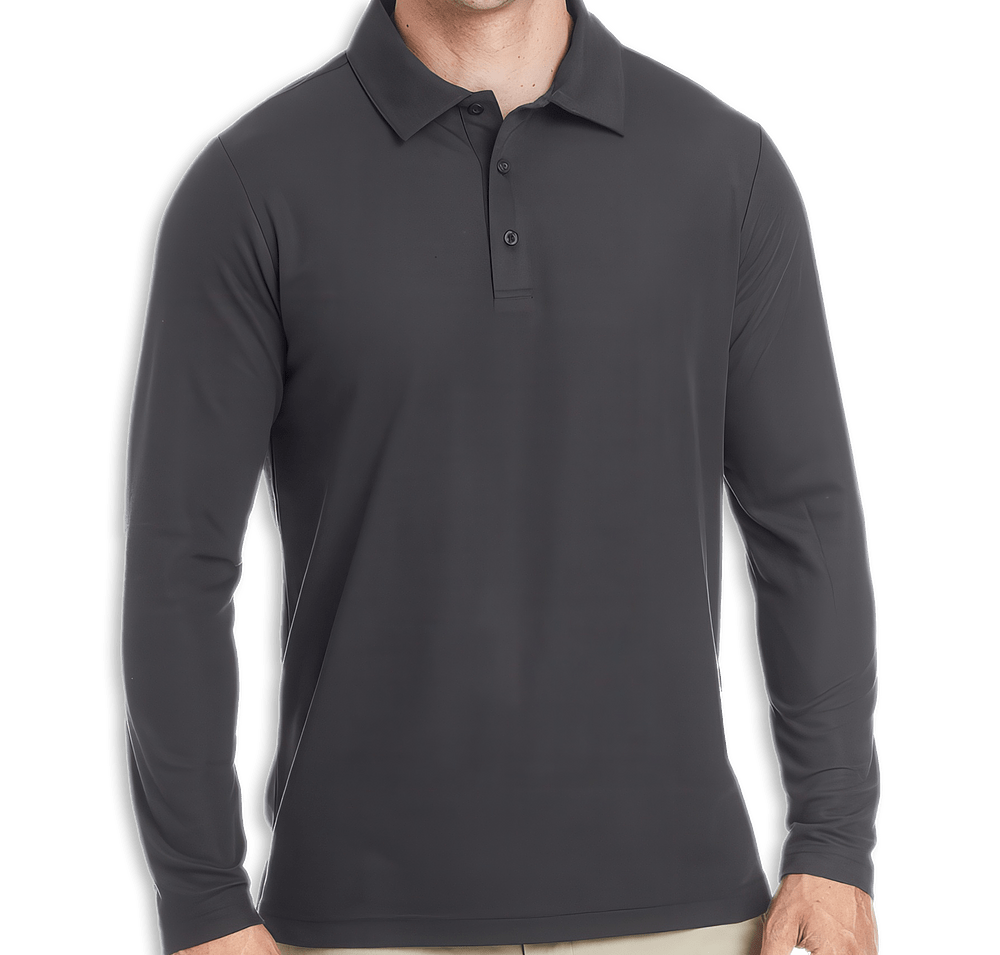 Core 365 Fusion ChromaSoft Long Sleeve Performance Pique Polo - Printed-default