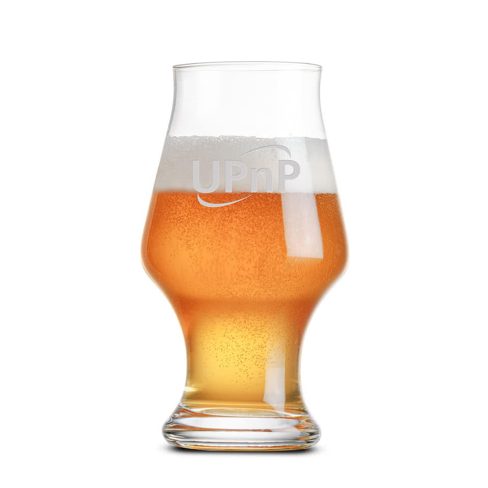 Laser Etched 16.5 oz. Hanover Beer Glass
