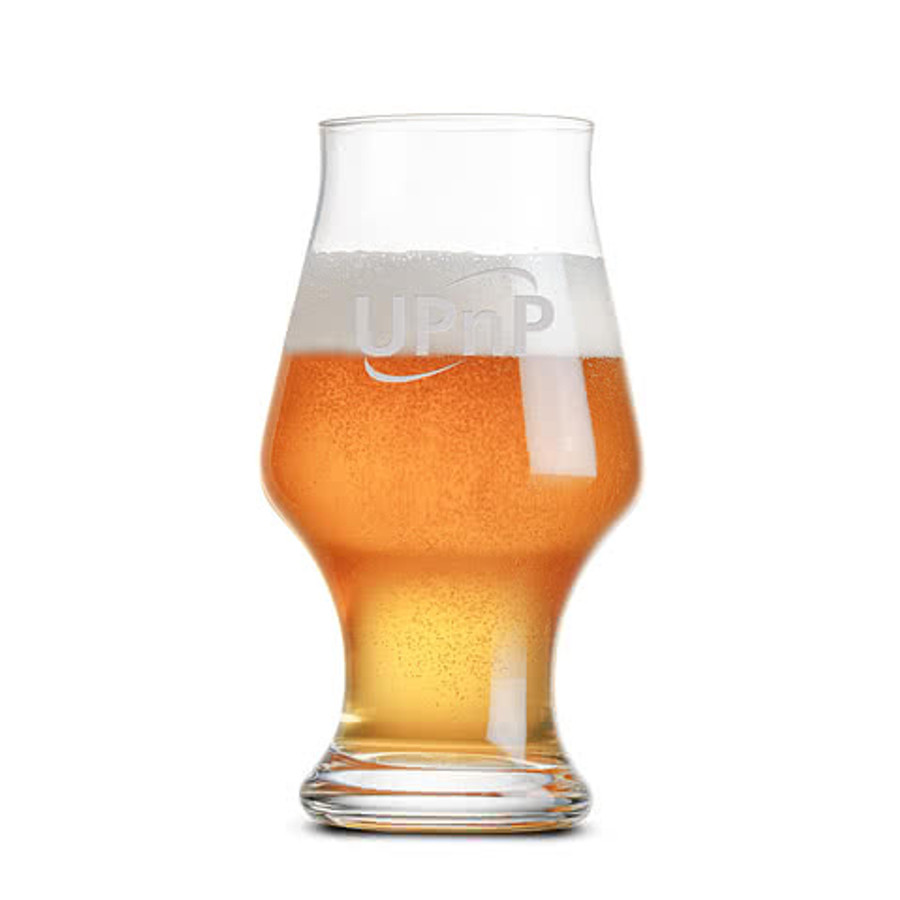 Laser Etched 16.5 oz. Hanover Beer Glass in Clear