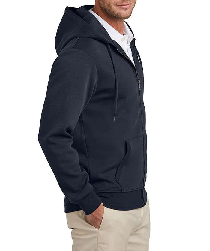Brooks Brothers Double-Knit Zip Hoodie