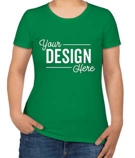 Canada - Fruit of the Loom Women's 100% Cotton T-shirt - Color: Kelly