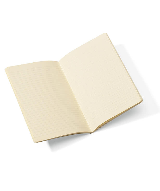 Moleskine Debossed Large Soft Cover Ruled Notebook