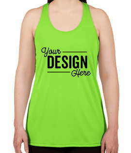 Badger Women's Performance Racerback Tank - Color: Lime