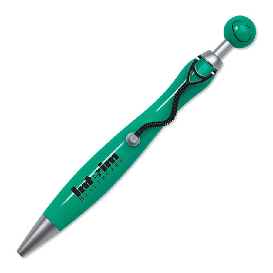 Swanky Stethoscope Ballpoint Pen (black ink) in Light Blue