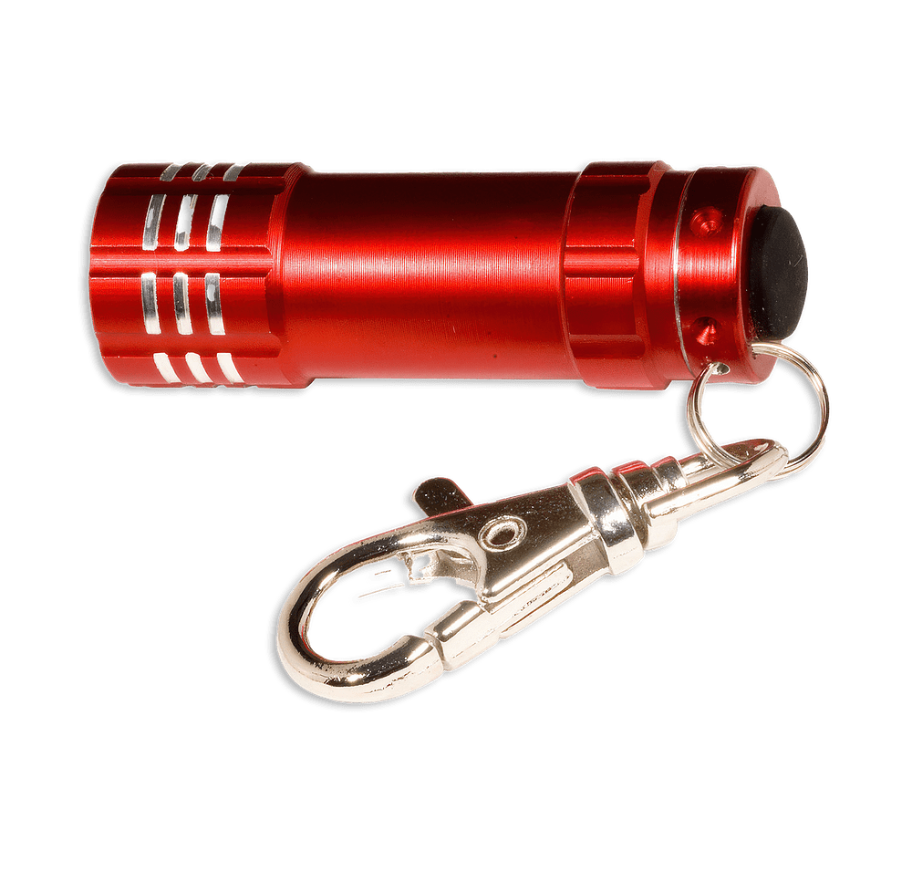 Laser Engraved Micro 3 LED Flashlight Keychain-default