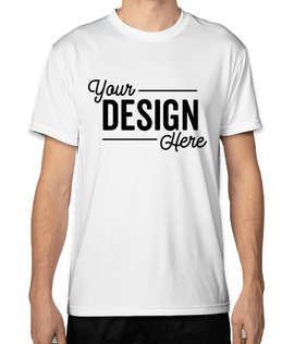 Bayside USA-Made Performance Shirt - Color: White