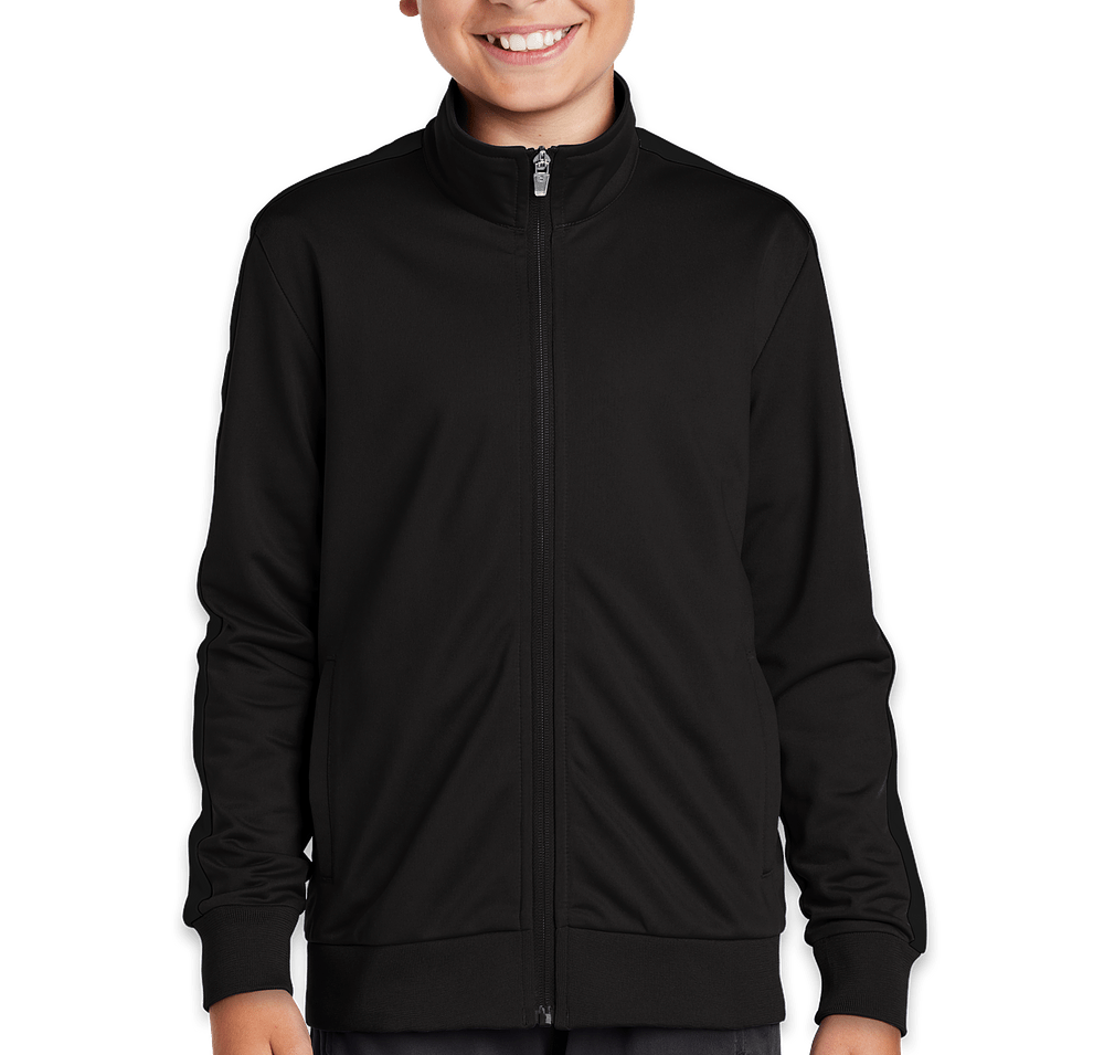 Sport-Tek Youth Tricot Track Jacket-default