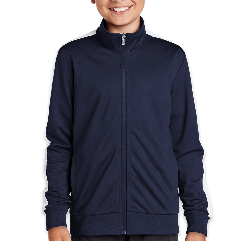 Sport-Tek Youth Tricot Track Jacket-default
