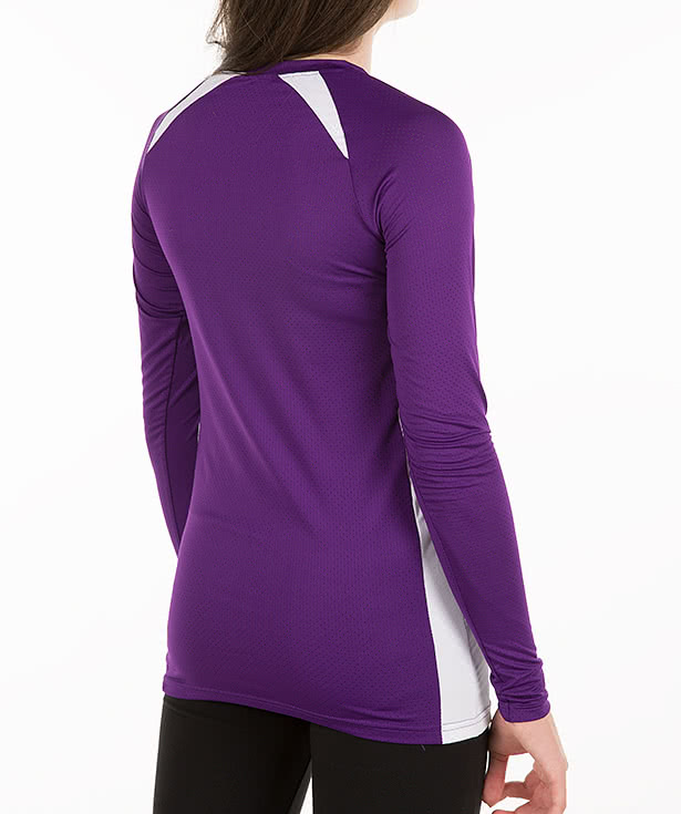Augusta Women's Slim Fit Long Sleeve Contrast Volleyball Jersey