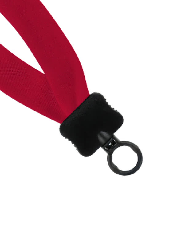 3/4" Cotton Lanyard with Plastic O-Ring and Clamshell
