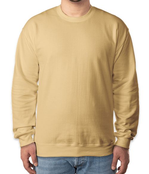 Gildan Softstyle Eco Crewneck Sweatshirt in Yellow Haze