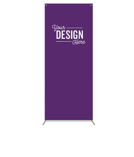 Full Color 30.5" x 74" Stand Up Banner