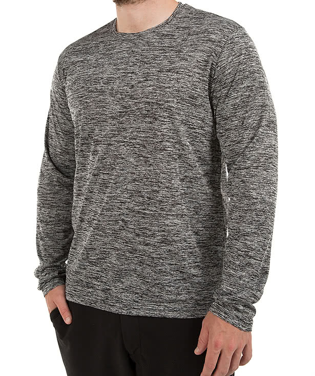 Sport-Tek Electric Heather Long Sleeve Performance Shirt