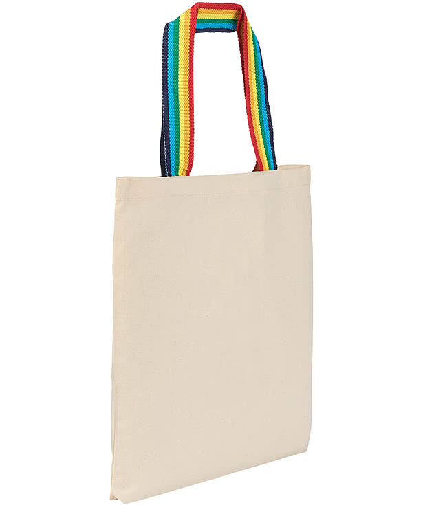 Rainbow Recycled Cotton Tote Bag