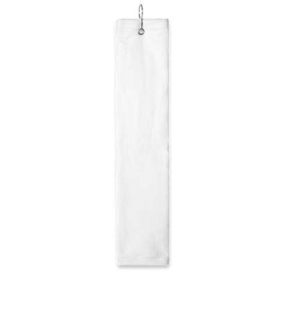 Port Authority Grommeted Tri-Fold Golf Towel - White