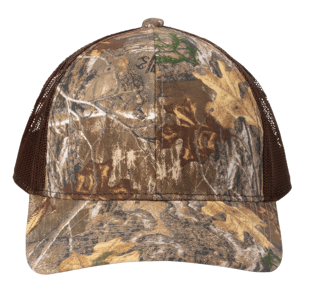 Russell Outdoors Camo Snapback Trucker Hat-default